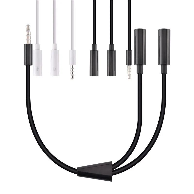 3,5 мм мужчина к женскому аудио Y Splitter Adapter кабели кабеля AUX для Samsung HTC Android телефон