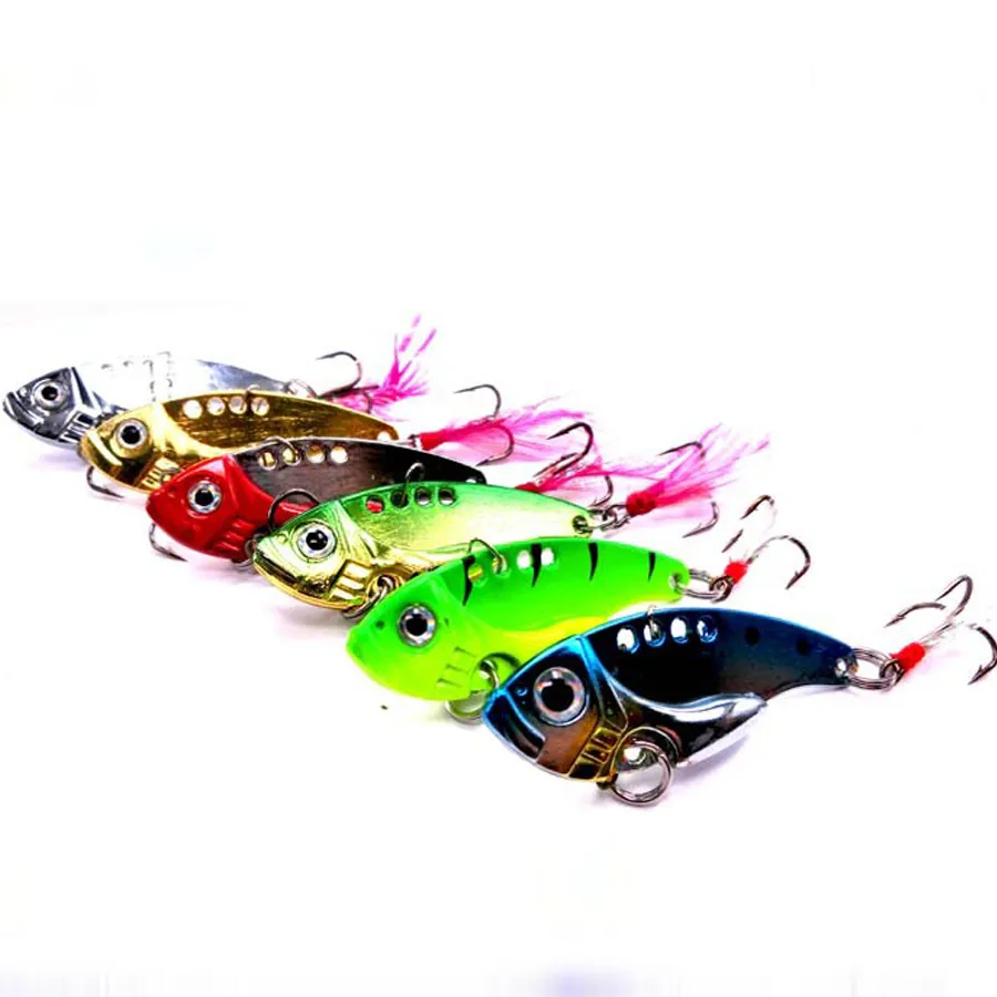 Vibration Bait Fishing Lure Metal Trolling Spoon Wholesale Jig