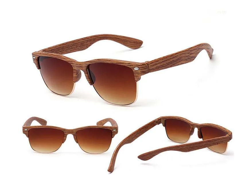 60PCS Europe fashionable polarized sunglasses Sunglasses for Men Women wild wood grain outdoor spectacles sunglasses 7 color free send DHL