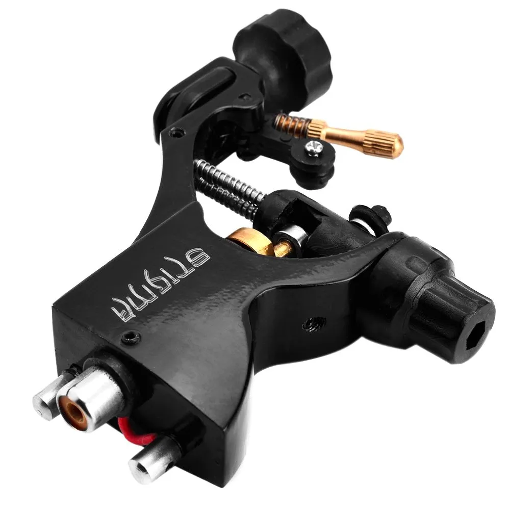 Ny Rotary Tattoo Machine Stigma Bizarre V2 Black High Quality Tattoo Machines Gratis frakt Gratis frakt