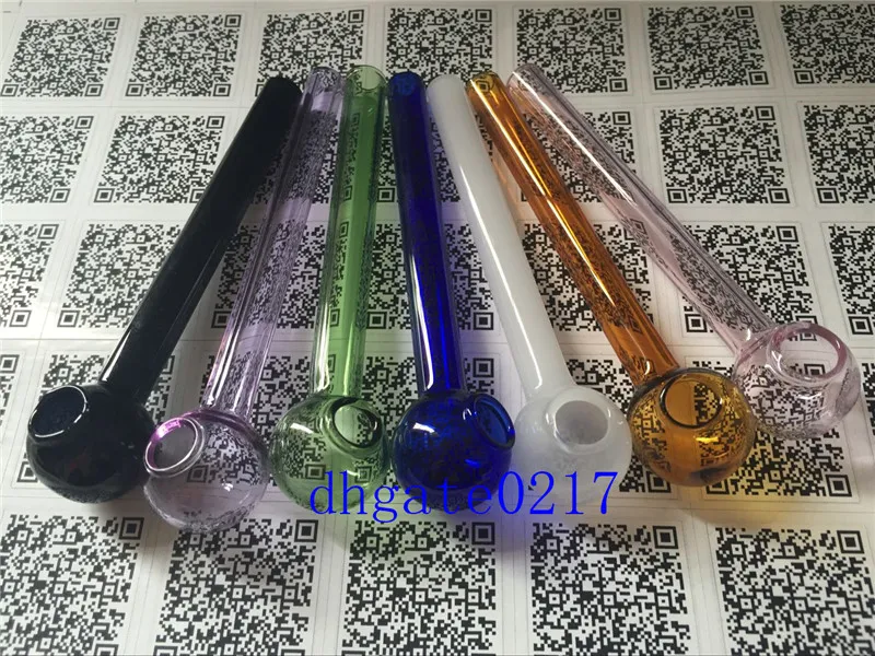 high quality Great cheap Glass Oil Burner Tube Glass Pipe Oil Nail Glass Oil Pipe 10cm smoking water pipes 