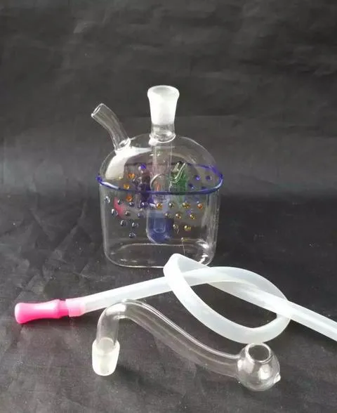 Envío libre al por mayor----- 2016 NewMini-color fish glass Hookah / glass pipe / glass bong, filtro de agua hookah, accesorios de regalo (vidrio po