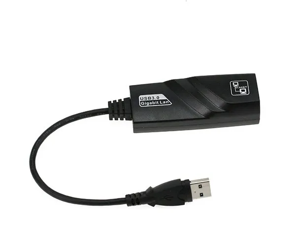 Nuovo USB 3.0 a RJ45 10/100/1000 Gigabit Lan Ethernet Adattatore di rete LAN 1000 Mbps Mac / Win PC Spedizione gratuita