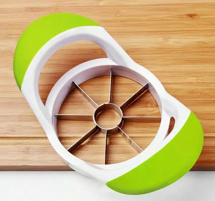 Kitchen Stainless Steel Apple Pear Slicer Corer Fruit Wedge Cutter Divider Easy Cut Segments paring knives colorful drop shipping