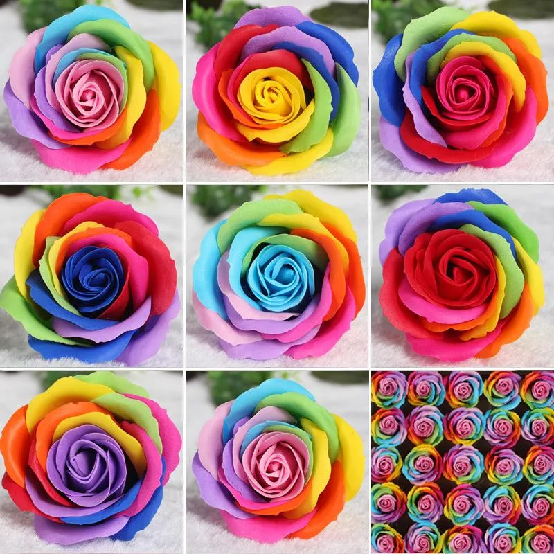 ful Rose Soaps Rose Flower Material Color Eternity Flower Wholesale
