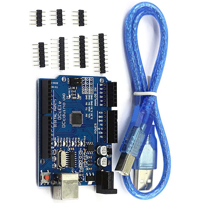 Arduino DIY ATMEGA328P CH340G UNO R3 개발 보드 USB 케이블 B00288