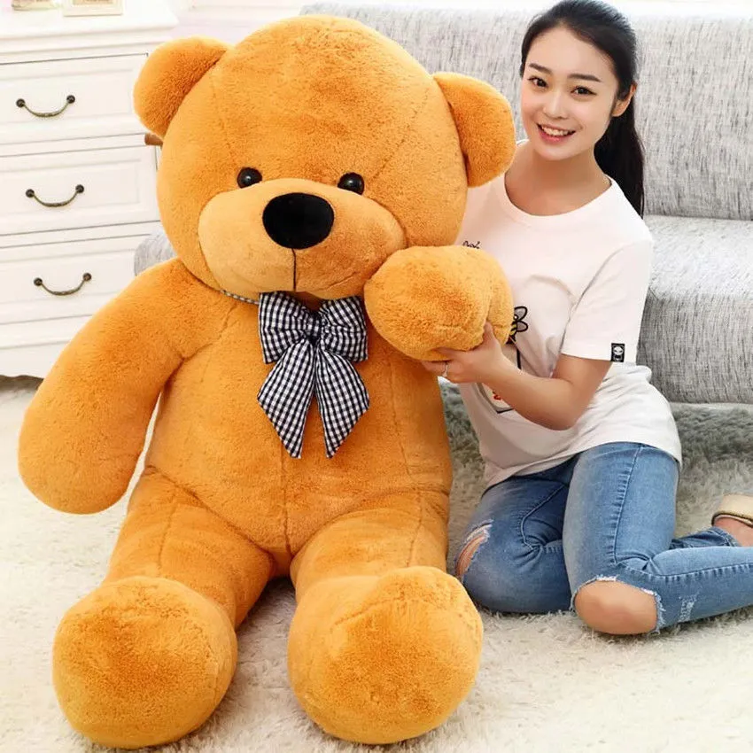 80 cm super enorme teddybeer bedek alleen pluche speelgoedschaal met rits 31 "