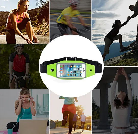 Lauf-Flip-Fitness-Workout-Gürtel, Geldgürtel-Hüfttasche für Joggen, Fitness-Workouts, Spazierengehen, Wandern, Outdoor-Reisen. Für iPhone 6, 6 Plus oder Samsung
