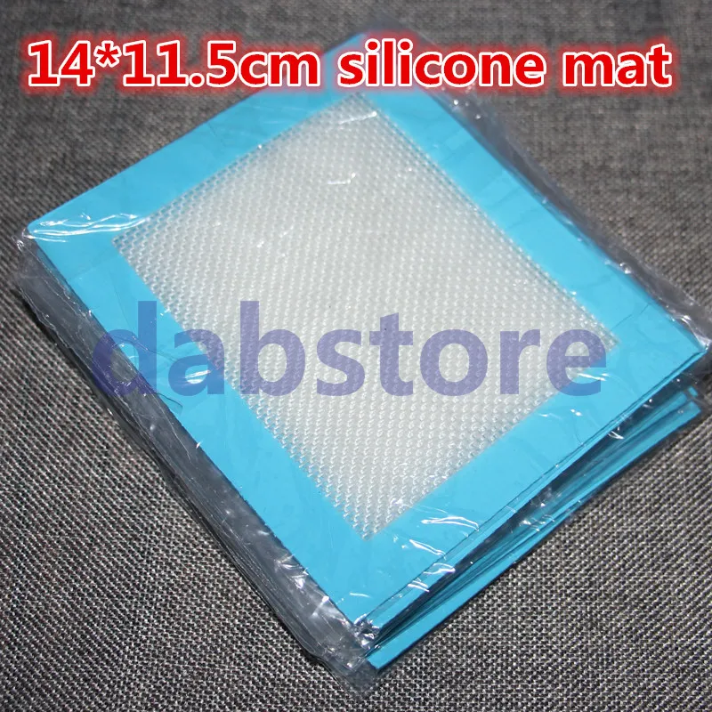 Tapis de cuisson en silicone antiadhésif en gros Tapis en silicone antiadhésif 14 * 11,5 pouces Tapis en silicone Dab Dab Pad avec fibre de verre