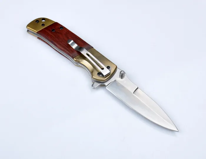 Browning DA69 Tiranni locali Coltello pieghevole tattico oro 5Cr15Mov 56HRC Caccia da campeggio Sopravvivenza Coltelli tascabili Salvataggio Utilità militare EDC