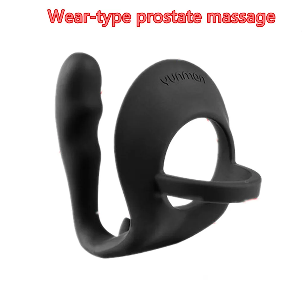 Neue Marke Wearype Männliche Prostata -Massagebutten Butt Plug Silicon Anal Cock Ring Sex Toys für MEN5265635