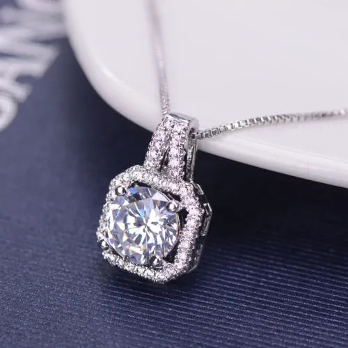 925 Argento Sterling Rotondo Finto Pietra Zodiacale Ciondolo Collana Per Ragazzi