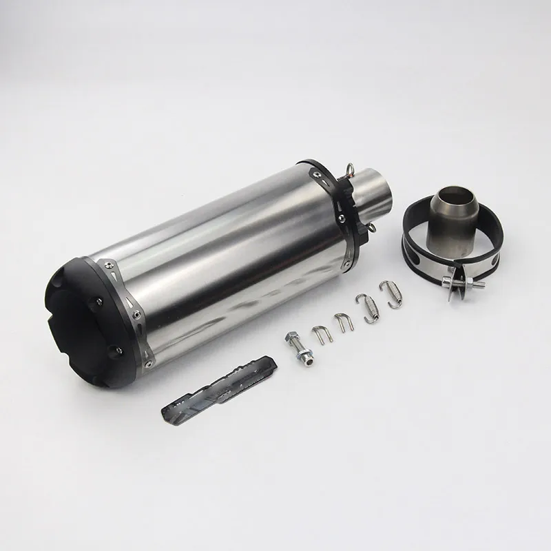 Modified Motorcycle Exhaust Pipe CNC Aluminium Alloy Carbon Fiber