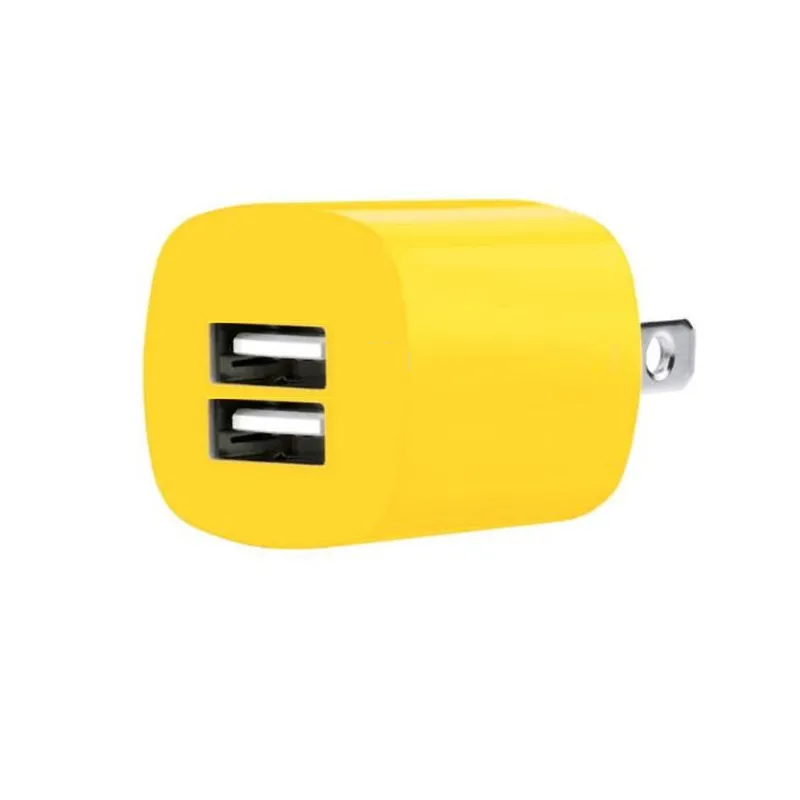 100 pçslote 2 porta usb dupla usb adaptador de carregador de parede eua plug casa carregador de viagem para telefone inteligentephonemobileandroid phone8896079