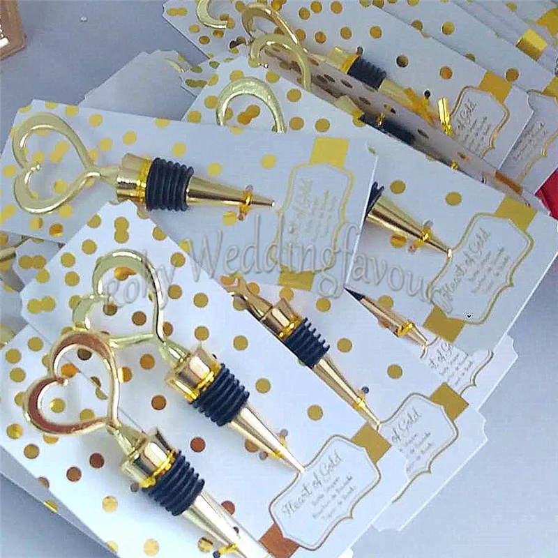Elegant Heart Wine Stopper Bottle Stopper Wedding Favors Bridal Shower