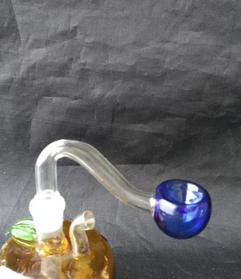 Frete grátis por atacado ----- 2016 Nova Qualidade de vidro colorido S Au Tau pote, cachimbo de vidro Fumar cachimbo de água / acessórios de vidro bong, cor