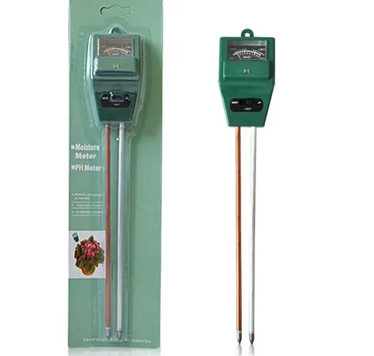 New Arrival 3 in 1 PH Tester Soil Detector Water Moisture humidity Light Test Meter Sensor for Garden Plant Flower7763963