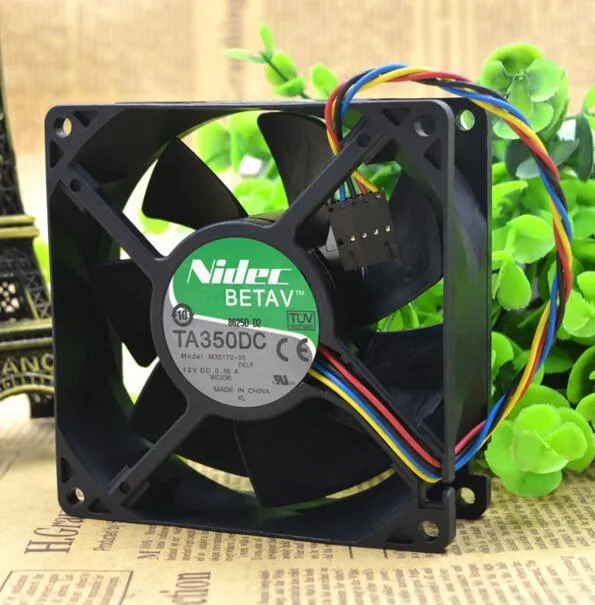 TA350DC M35172-35 90*90*32 12V 0.55A NIDEC desktop 4 wire temperature control fan