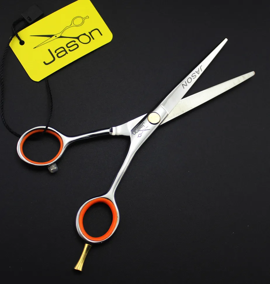 302 # 5 '' Marca Jason TOP GRADE Forbici professionali parrucchieri 440C Home Salon Barbieri Forbici da taglio Cesoie sfoltire Cesoie capelli umani