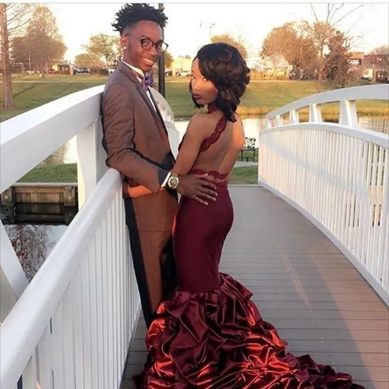 Burgundy party dress sale