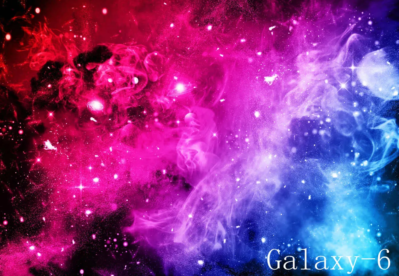 Verschillende kleuren Galaxy Design Vinyl Auto Wrap Film met lucht Gratis Wrap Folie Gedrukt Vinyl Wrap Stickers Hele Auto Dekking Folie 1.52x30m / Roll