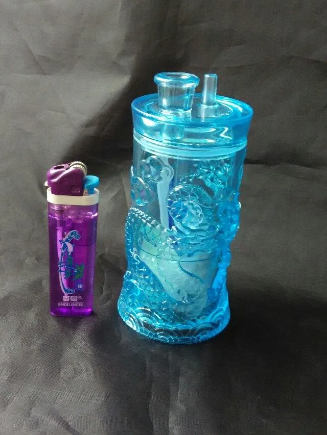 Panlong Acrylic Hookah glass hookah smoking pipe Glass gongs - oil rigs glass bongs glass hookah smoking pipe