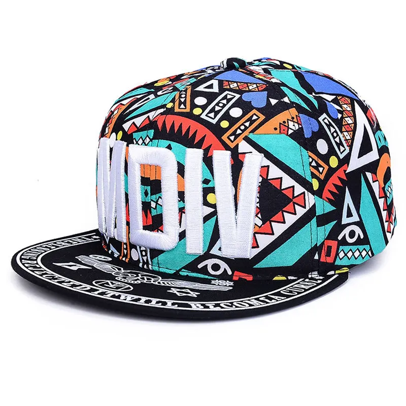 New Men Women Graffiti Hip Hop Cap Hat Snapback Adjustable