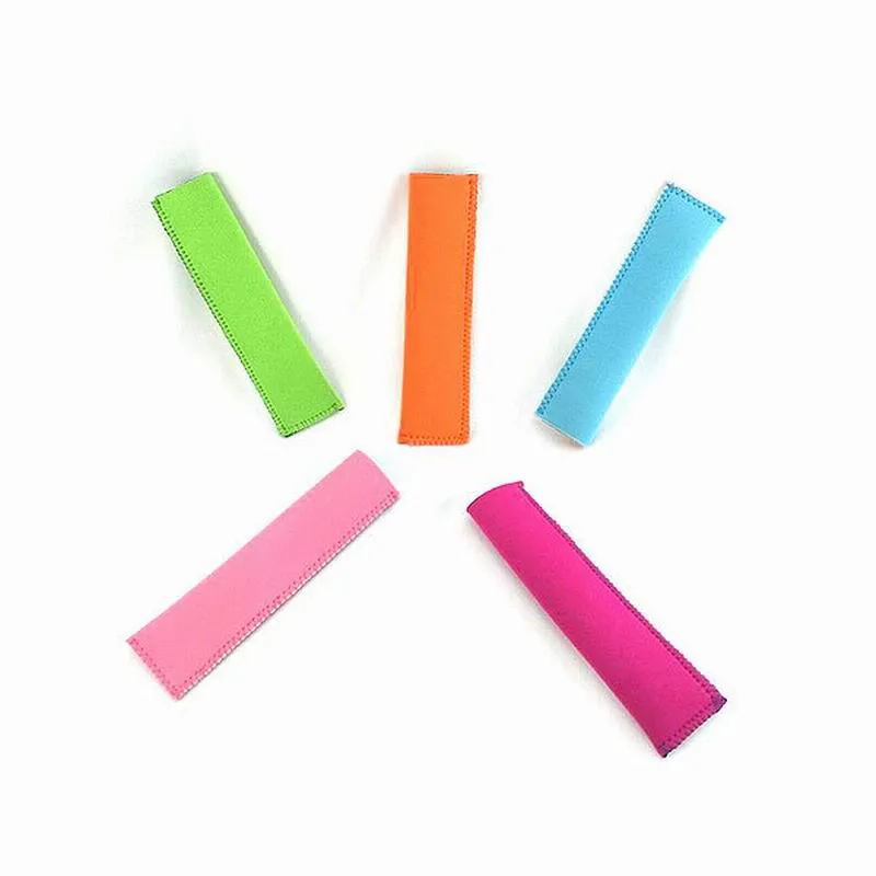 DHL Popsicle Holders Pop Ice Sleeves Freezer Pop Holders Cream Covers Ice Lolly in Summer