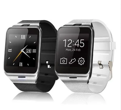 للاشاشة الذكية APLUS GV18 ساعة Sync Sync Support Sim Card اتصال Bluetooth ل iPhone Android Phone SmartWatch Watch