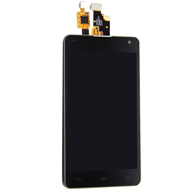 Wyświetlacz LCD Ekran dotykowy Digitizer z montażem ramy dla LG Optimus G E975 E973 LG GEE F180 LG-F180S LG-F180K LG-F180L