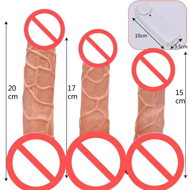 Multisiped obrotowy wibrujący wibrujący dildo SML Realistyczny wibrator penisa z mocnymi zabawkami seksualnymi ssącej dla kobiet8226986
