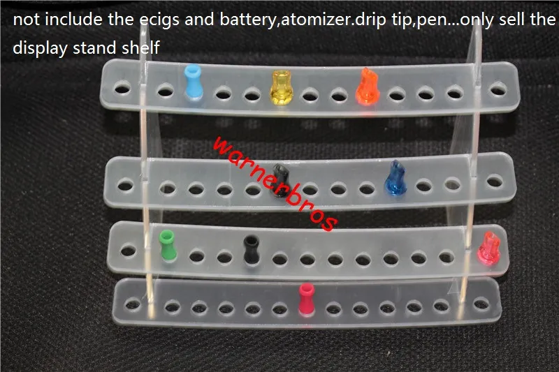 Vapor Acrylic E Cigarette Drip Tips Display Stand 4 Layers Rebuildable