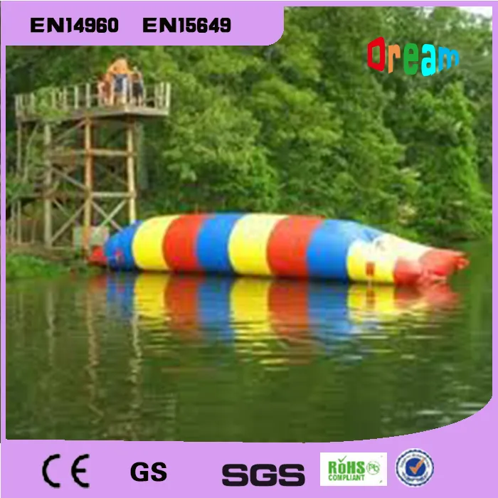 8 * 3M Opblaasbaar Water Blob Jump Water Speelgoed Water Blob Jumping Bag Opblaasbare Aqua Trampoline