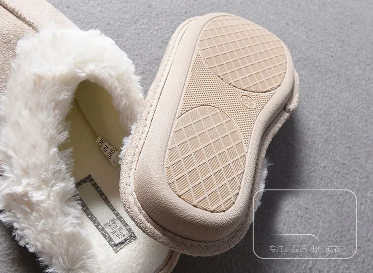 Moda stile di vendita calda confortevole caldo domestico scarpe pantofola peluche presagi pantofole mocassini vendita al dettaglio all'ingrosso indoor