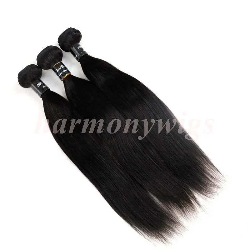 버진 인간의 머리카락 Weaves 브라질 머리카락 Wefts 8 ~ 34 인치 처리되지 않은 페루 몽골어 인도 말레이시아 밍크 인간의 머리카락 확장