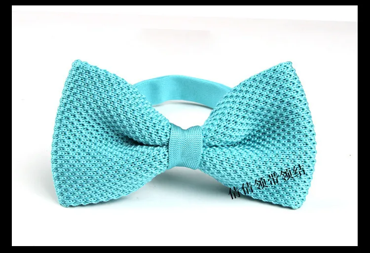 더블 니트 나비 넥타이 24 솔리드 컬러 Bowknot 조정 가능한 Bowties 아버지의 날 넥타이 크리스마스 선물 무료 TNT FedEx UPS