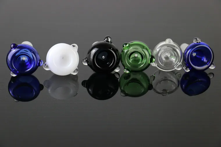 공장에 대 한 흡연 유리 그릇 도매 새로운 디자인 다채로운 18.8mm / 14mm 물 파이프 사용 오일 장비