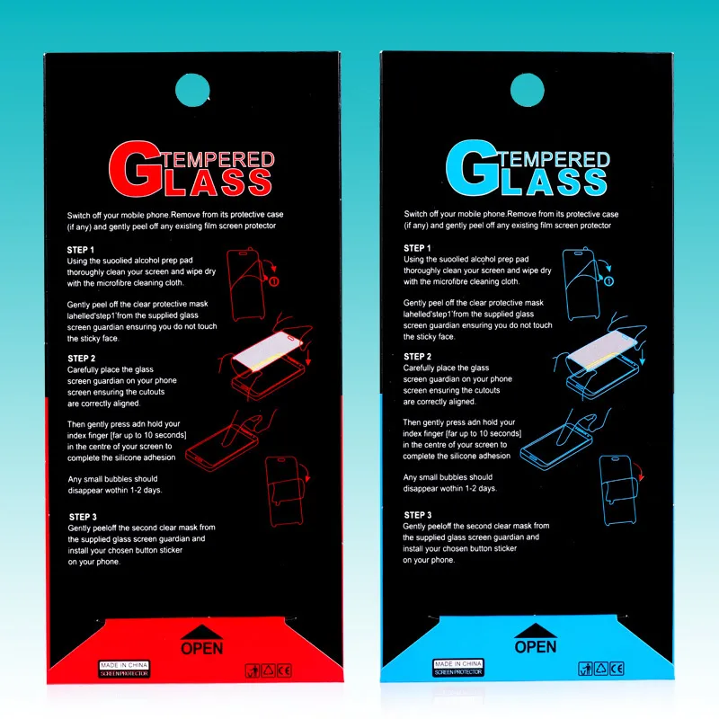 Screen Protector Package Universal Screen Protector Packaging - 190x89mm Paper Boxes for iPhone ...