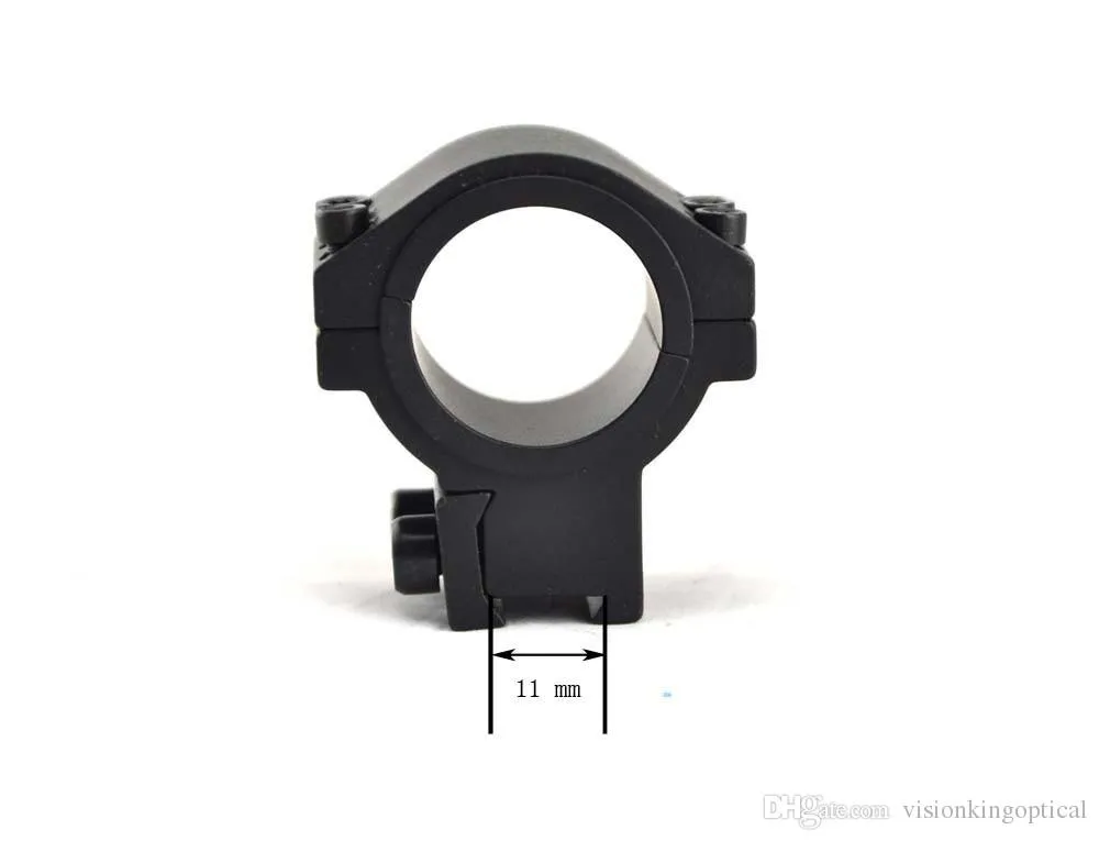 2x 30mm 25.4mm 1 Scope Ring Mount Rifle Dovetail 11mm 20mm Picatinny