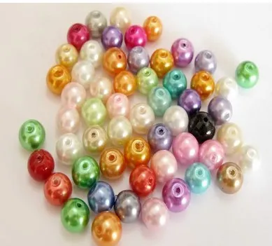 10 Pcs/Lot Glass Beads Bulk 15MM for Jewelry Making Women Bracelets  Pendants Necklaces Hair Bead