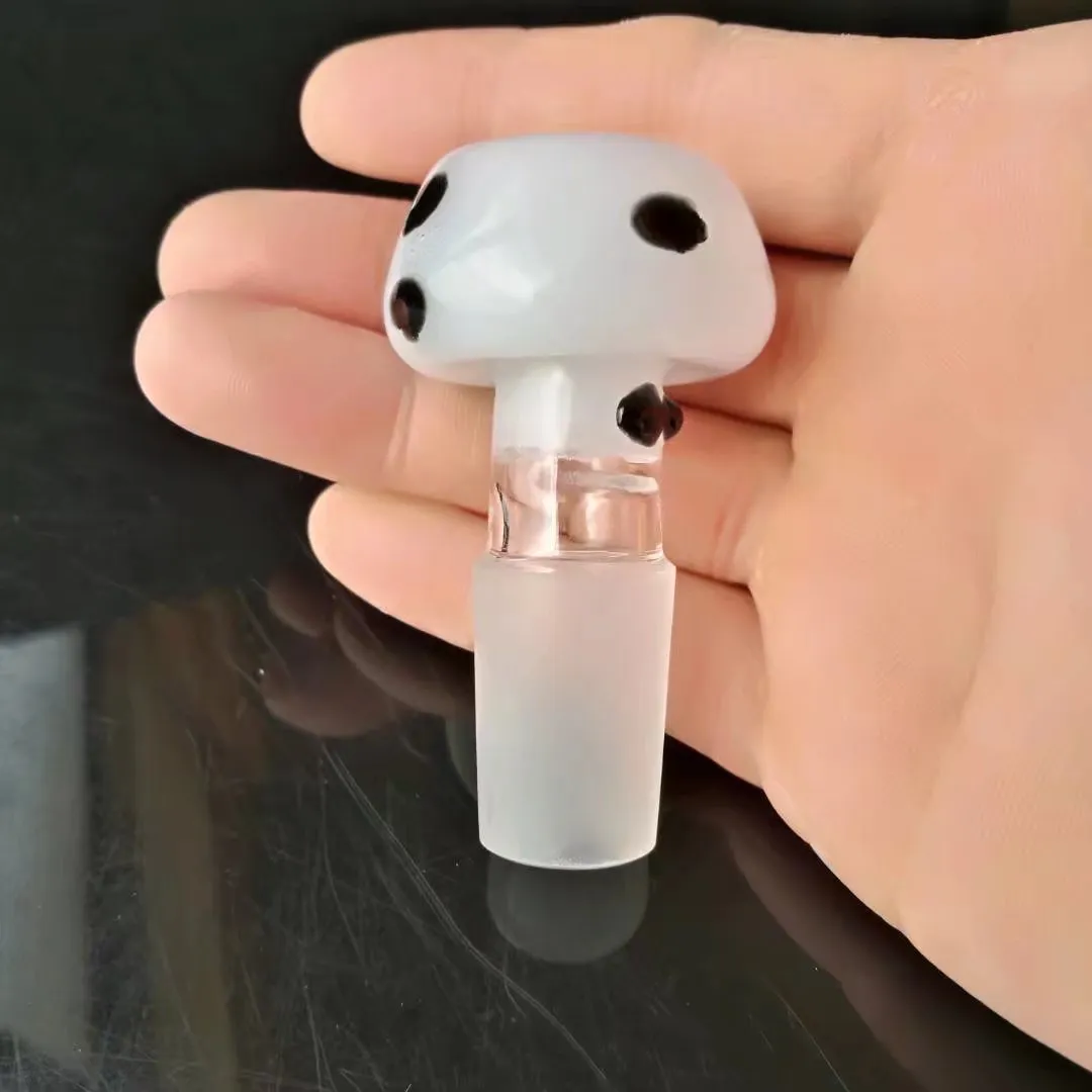 Nouveau modèle Tête de bulle de champignon de couleur nouvelle de haute qualité Bangs en verre en gros, narguilé en verre, accessoires de tuyau de fumée