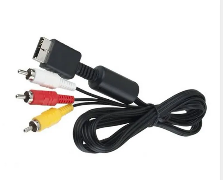 Câble AV audio vidéo composite RCA de remplacement pour Sony PlayStation 2 ps2 PlayStation 3 PS3