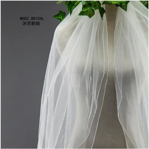 new Veil In Bride Veils Charming Ivorywhite 2 Tier Cathedral Wedding Veil With Comb Lace Purfles Custom 3 Meters2632169