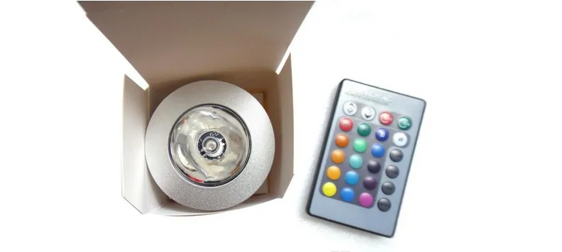 Hot Selling 3W E27 GU10 MR16 E14 RGB LED Spotlight Changing LED Lights With Wireless Controller For Home Party