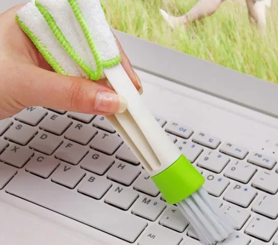 Ny Ankomst Pocket Brush Keyboard Dammsamlare Luftkonditionering Rengöringsfönster Leaves Blinds Cleaner Duster Computer Clean Tools
