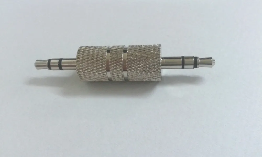 Prise mâle en laiton de 3.5mm à prise mâle de 3.5mm, connecteur droit, 20 pièces