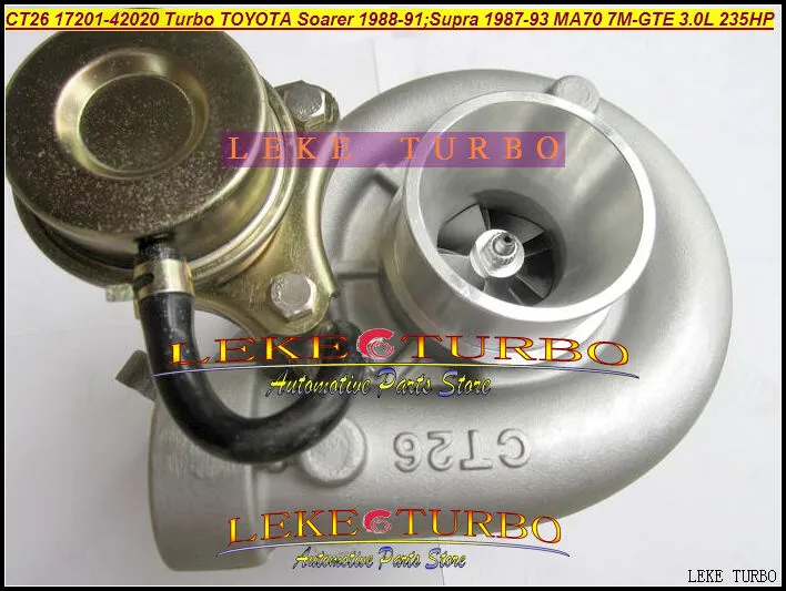 CT26 17201-42020 Turbo Turbine Turbocharger For TSoarer 1988-91 Supra Turbo 1987-93 MA70 7MGTE 7M-GTE 3.0L 235HP