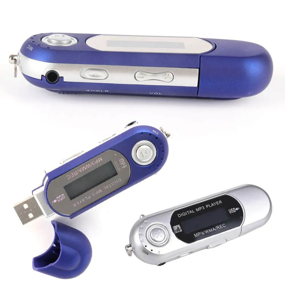 Big Zarva USB 2.0 MP3-muziekspeler met FM-radio-ondersteuning TF-kaart Max naar 32 GB Gebruik batterij 8 soorten EQ USB Flash MP3 U schijf R-988