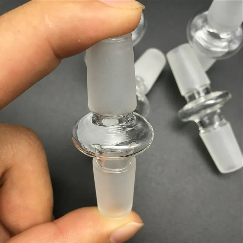 Glass Bong Adapter Smoking Water Pipes with Hookah 14mm 18mm Male Female Grinding Mouth Bongs Adapters Smoking Adaptor Converter