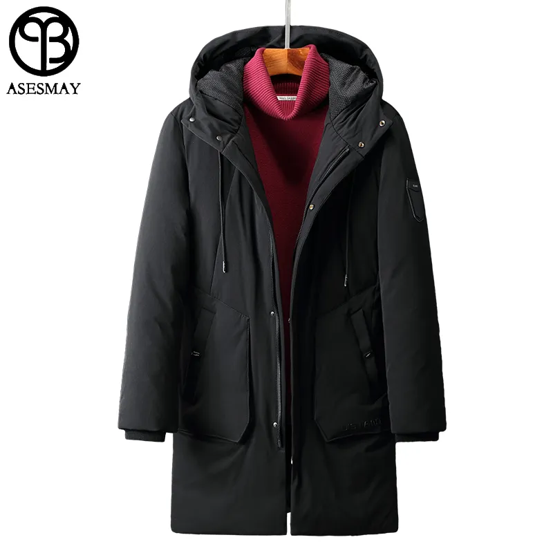 Asesmay Men Down Jacket Men Winter Coats High Quality Brand Clothing Mens Parka Hoodies Thick Winter Jackets Warm Goose Feather From Armani09 230.13 DHgate.Com